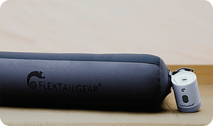 Oreiller gonflable ergonomique avec contour du cou voyage, randonnée, camping "FLEXTAILGEAR - Zero Pillow SE" - Planète Rando