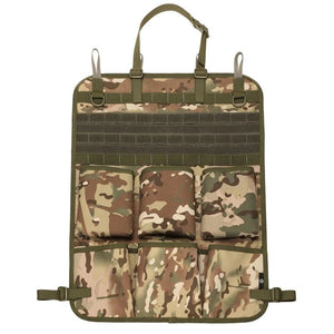 Organisateur de rangement tactique multifonction pour siège arrière de voiture "Tactical mount - Tidying Pocket" - Planète Rando