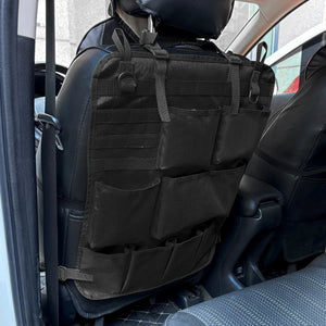Organisateur de rangement tactique pour siège auto, pochette de rangement pour voiture "Tactical Pax - car organizer" - Planète Rando