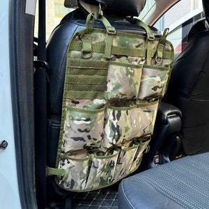 Organisateur de rangement tactique pour siège auto, pochette de rangement pour voiture "Tactical Pax - car organizer" - Planète Rando