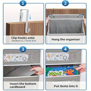 Organiseur de rangement suspendu à 5 étagères anti - basculement "Wall Mounted - Support" - Planète Rando