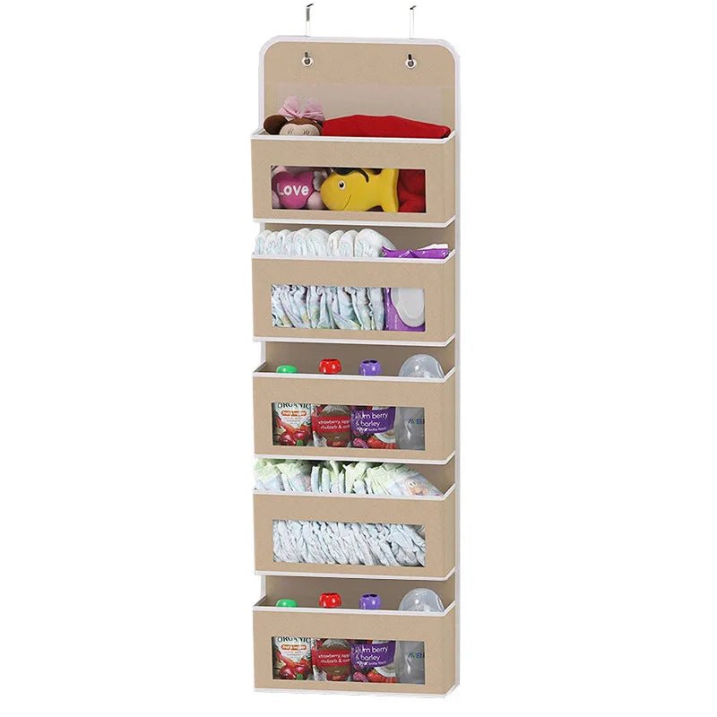 Organiseur de rangement suspendu à 5 étagères anti - basculement "Wall Mounted - Support" - Planète Rando