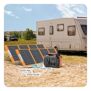 Panneau solaire pliable 18 V 60 W chargeur solaire portable avec sortie CC USB - C QC3.0 "FF - Flashfish - TSP18V / SP18V series" - Planète Rando