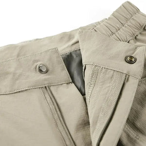 Pantalon cargo homme à séchage rapide avec poches zippées, grande taille pour homme "Covocs - 9937" - Planète Rando