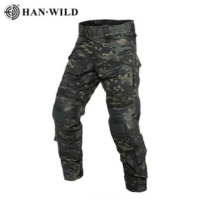 Pantalon de combat tactique avec genouillères "HAN WILD - G3" - Planète Rando