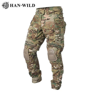 Pantalon de combat tactique avec genouillères "HAN WILD - G3" - Planète Rando