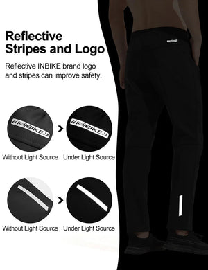 Pantalon de cyclisme thermique en polaire pour homme "INBIKE - LM8635" - Planète Rando