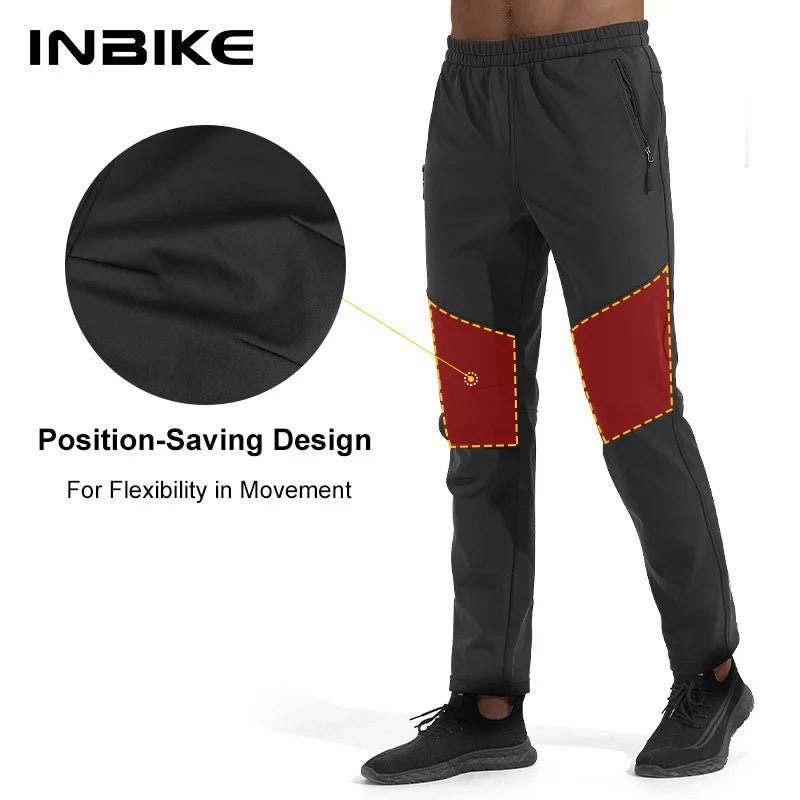Pantalon de cyclisme thermique en polaire pour homme "INBIKE - LM8635" - Planète Rando