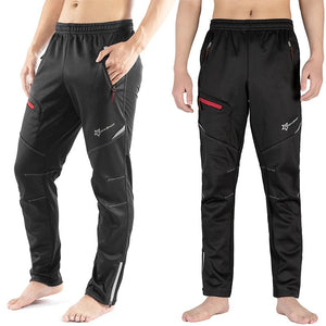 Pantalon de cyclisme thermique et chaud d'hiver pour le vélo et bikepacking "ROCKBROS – YPK009 - 1" - Planète Rando