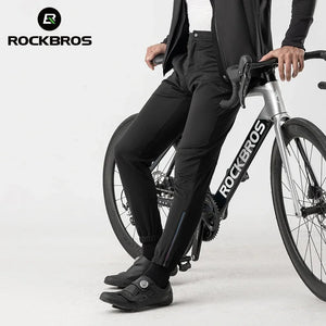 Pantalon de cyclisme thermique et polaire pour le cyclisme et bikepacking "ROCKBROS - YPK046" - Planète Rando