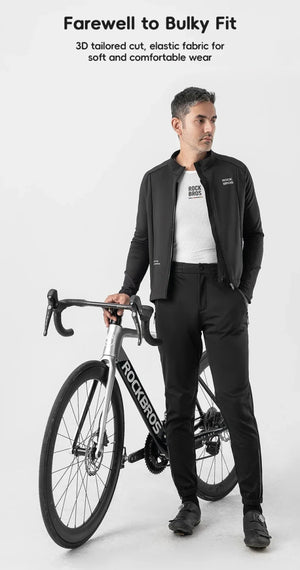 Pantalon de cyclisme thermique et polaire pour le cyclisme et bikepacking "ROCKBROS - YPK046" - Planète Rando