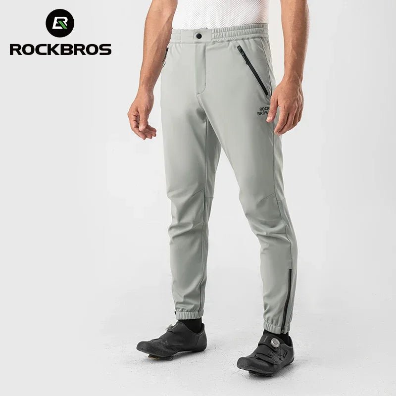 Pantalon de cyclisme thermique et polaire pour le cyclisme et bikepacking "ROCKBROS - YPK046" - Planète Rando