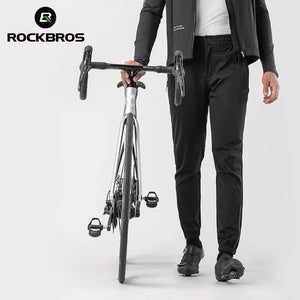 Pantalon de cyclisme thermique et polaire pour le cyclisme et bikepacking "ROCKBROS - YPK046" - Planète Rando