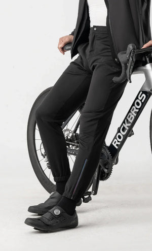 Pantalon de cyclisme thermique et polaire pour le cyclisme et bikepacking "ROCKBROS - YPK046" - Planète Rando