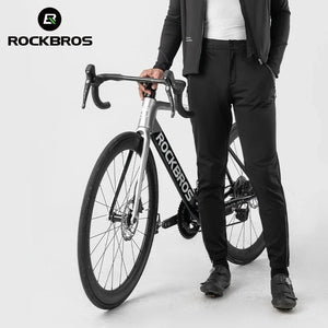 Pantalon de cyclisme thermique et polaire pour le cyclisme et bikepacking "ROCKBROS - YPK046" - Planète Rando