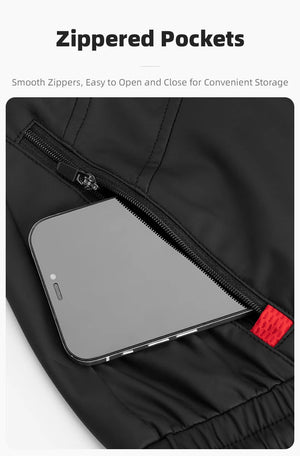 Pantalon de cyclisme thermique polaire coupe - vent pour homme "ROCKBROS - YPK series " - Planète Rando