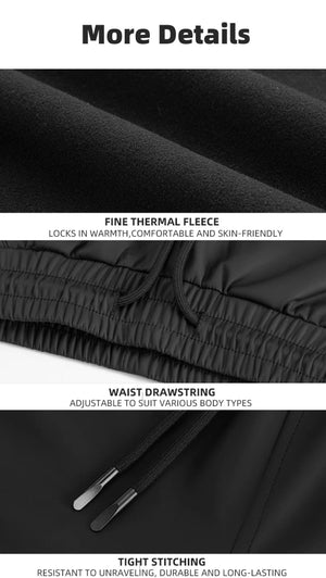 Pantalon de cyclisme thermique polaire coupe - vent pour homme "ROCKBROS - YPK series " - Planète Rando