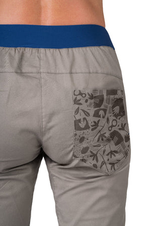 Pantalon de randonné, escalade en coton au look causual pour femme "Rafiki − GEMINIS" - Planète Rando