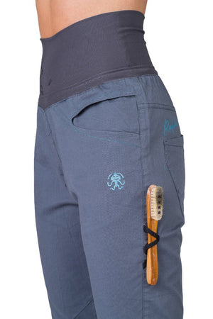 Pantalon de randonnée et d'escalade coupe étroite avec genoux préformés pour femme "Rafiki − MASSONE" - Planète Rando