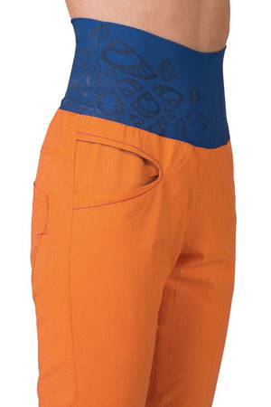 Pantalon de randonnée et d'escalade coupe étroite avec genoux préformés pour femme "Rafiki − MASSONE" - Planète Rando