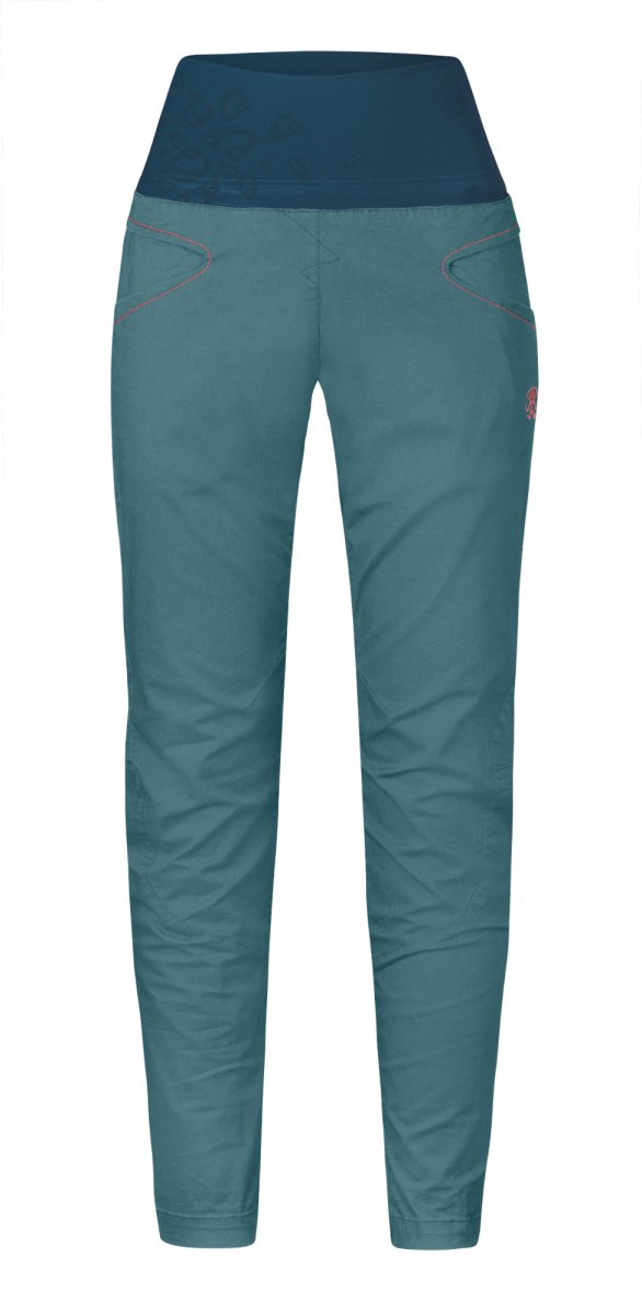 Pantalon de randonnée et d'escalade coupe étroite avec genoux préformés pour femme "Rafiki − MASSONE" - Planète Rando