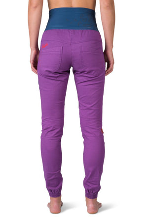 Pantalon de randonnée et d'escalade coupe étroite avec genoux préformés pour femme "Rafiki − MASSONE" - Planète Rando