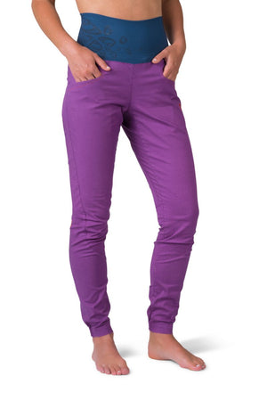 Pantalon de randonnée et d'escalade coupe étroite avec genoux préformés pour femme "Rafiki − MASSONE" - Planète Rando