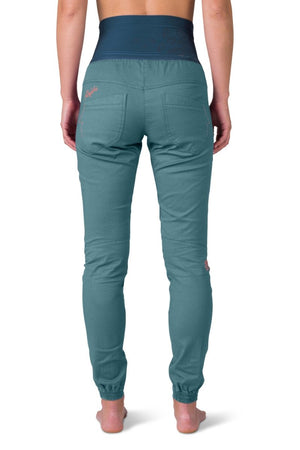 Pantalon de randonnée et d'escalade coupe étroite avec genoux préformés pour femme "Rafiki − MASSONE" - Planète Rando
