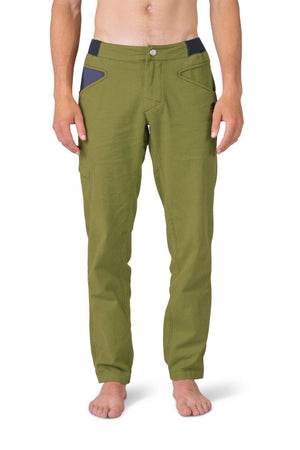 Pantalon de randonnée et d'escalade en tissu mixte lin / coton pour homme "Rafiki − GRIP" - Planète Rando