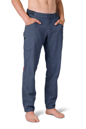 Pantalon de randonnée et d'escalade en tissu mixte lin / coton pour homme "Rafiki − GRIP" - Planète Rando