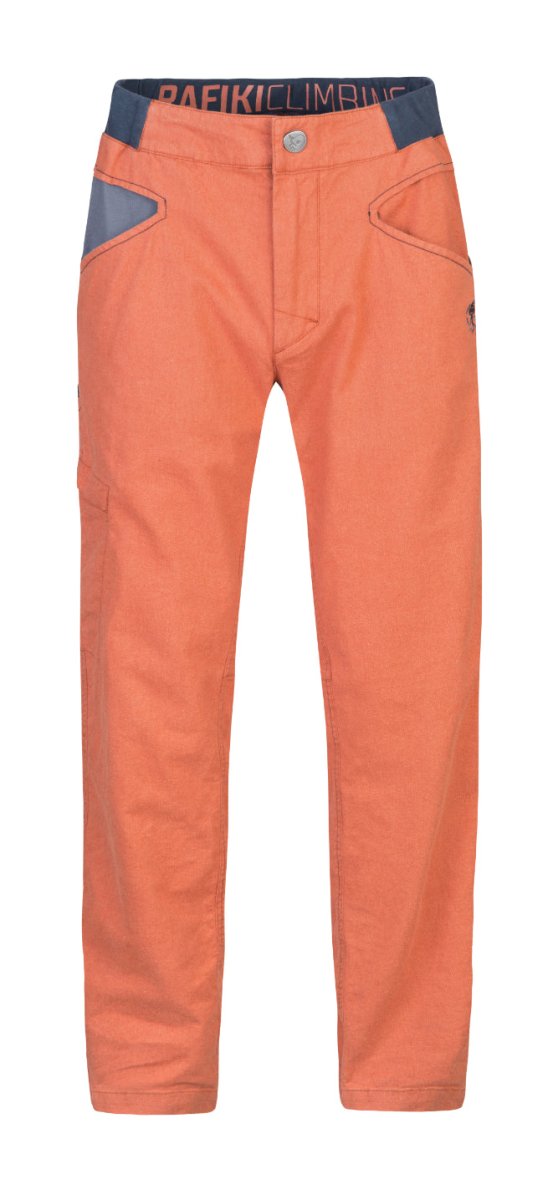 Pantalon de randonnée et d'escalade en tissu mixte lin / coton pour homme "Rafiki − GRIP" - Planète Rando