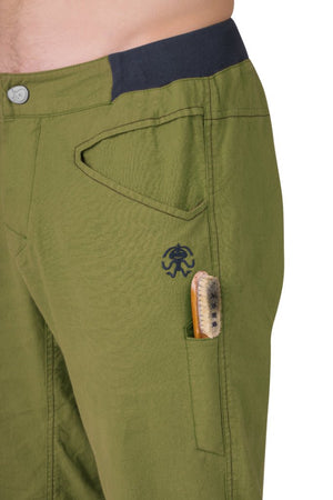 Pantalon de randonnée et d'escalade en tissu mixte lin / coton pour homme "Rafiki − GRIP" - Planète Rando