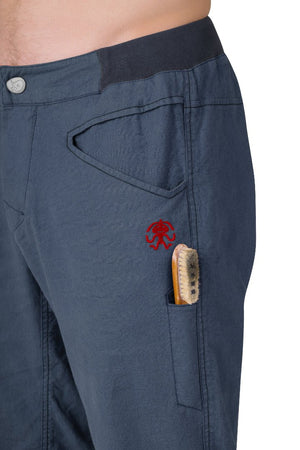 Pantalon de randonnée et d'escalade en tissu mixte lin / coton pour homme "Rafiki − GRIP" - Planète Rando