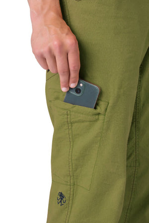 Pantalon de randonnée et d'escalade en tissu mixte lin / coton pour homme "Rafiki − GRIP" - Planète Rando