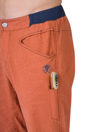 Pantalon de randonnée et d'escalade en tissu mixte lin / coton pour homme "Rafiki − GRIP" - Planète Rando