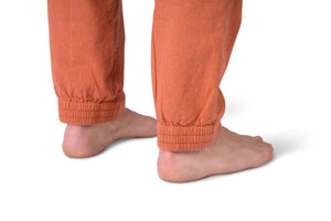 Pantalon de randonnée et d'escalade en tissu mixte lin / coton pour homme "Rafiki − GRIP" - Planète Rando