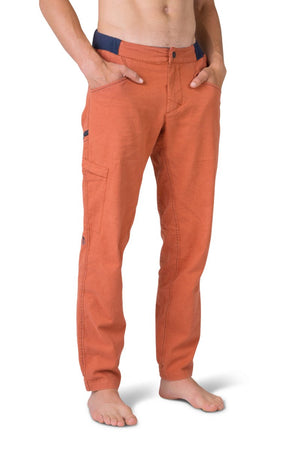 Pantalon de randonnée et d'escalade en tissu mixte lin / coton pour homme "Rafiki − GRIP" - Planète Rando