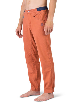 Pantalon de randonnée et d'escalade en tissu mixte lin / coton pour homme "Rafiki − GRIP" - Planète Rando