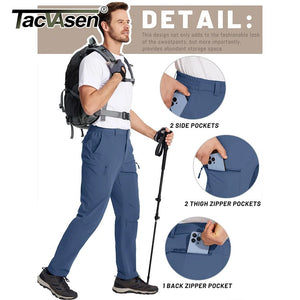Pantalon de randonnée imperméable 4Way strech pour homme "TACVASEN - PT748" - Planète Rando