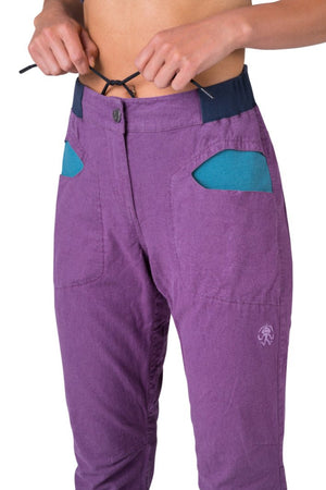 Pantalon d'escalade et de randonnée en coton et lin pour femme "Rafiki − SHIVA" - Planète Rando