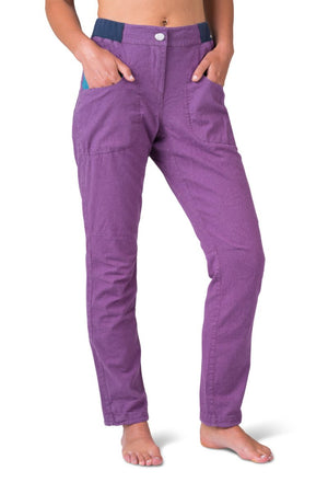 Pantalon d'escalade et de randonnée en coton et lin pour femme "Rafiki − SHIVA" - Planète Rando