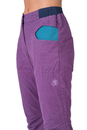 Pantalon d'escalade et de randonnée en coton et lin pour femme "Rafiki − SHIVA" - Planète Rando