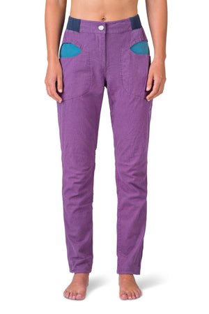 Pantalon d'escalade et de randonnée en coton et lin pour femme "Rafiki − SHIVA" - Planète Rando