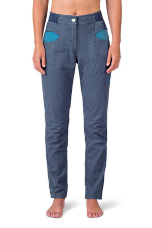 Pantalon d'escalade et de randonnée en coton et lin pour femme "Rafiki − SHIVA" - Planète Rando