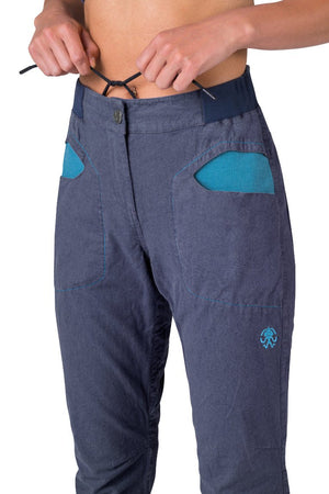 Pantalon d'escalade et de randonnée en coton et lin pour femme "Rafiki − SHIVA" - Planète Rando