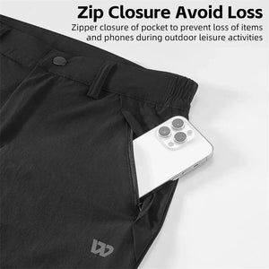 Pantalon / short de randonnée, bikepacking 2 en 1 pour homme "WEST BIKING - YP0203131" - Planète Rando