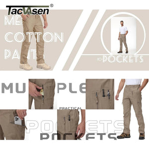 Pantalon tactique en coton Ripstop multipoches pour homme "TACVASEN - PT081DM" - Planète Rando