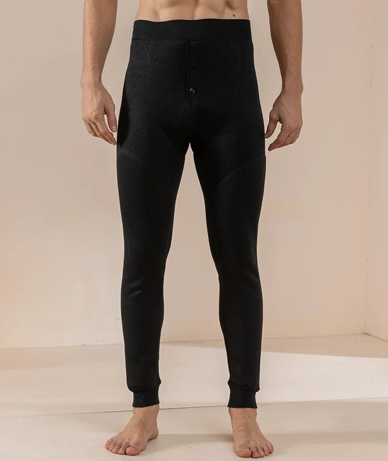 Pantalon thermique doublé polaire en laine pour homme "Soft Thermal - Whool leg Warmers" - Planète Rando