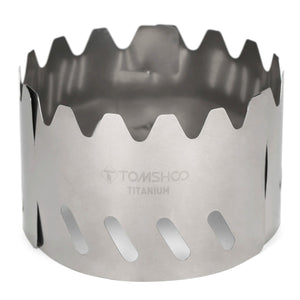 Pare - vent pliable et portable ultra - léger en titane pour réchaud à gaz 20g "Tomshoo - " - Planète Rando