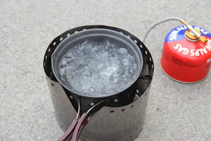 Pare - vent pour réchaud de camping en titane 17g "Xbees - Wind" - Planète Rando